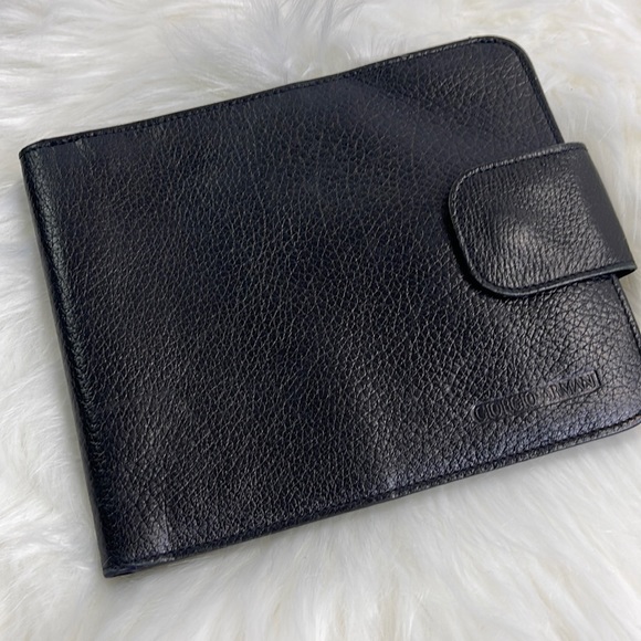 Giorgio Armani Handbags - Giorgio Armani vintage wallet unisex black